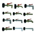 thumbnail image 4 of Contenant IBC Bec en Plastique Robinet de Vidange Fileté Raccords de Contrôle Marche/arrêt Intégrés Accessoires Pièces de Rechange 90° Long 32mm, 4 of 8