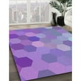 thumbnail image 3 of Ahgly Company Machine Washable Indoor Rectangle Transitional Bright Lilac Purple Area Rugs, 2' x 5', 3 of 7