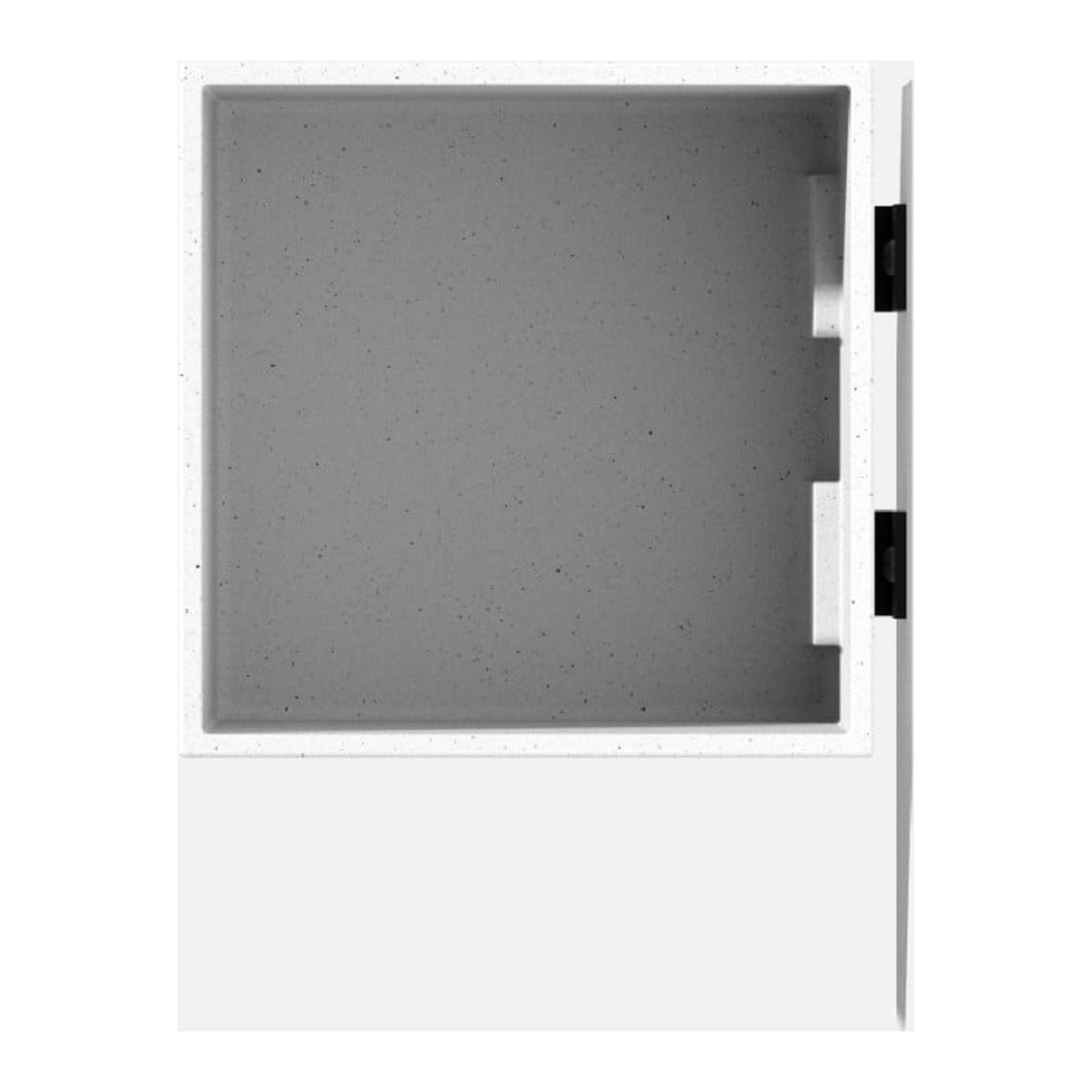 Veadek Geo Series Cube Hanging 5" Planter - 2-Pack White