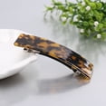 thumbnail image 2 of FUTUREORYY 1Pack Hair Barrettes for Little Girls Rectangular Shape Acrylic Material Coffee Color 7.00X1.00X1.00CM, 2 of 8