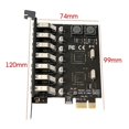 thumbnail image 4 of APPLAYERR 7-Port USB 3.0 PCI Express Card for Simultaneous Device Connections, No Extra Power Needed, 4 of 8