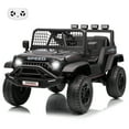 thumbnail image 1 of 12V Kids Electric Ride On Truck with Remote Control Ride On Toy for Toddler Boys & Girls Bluetooth Music Player LED Lights, 1 of 10