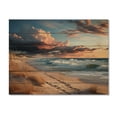 thumbnail image 3 of Designart "Coastal Beauty I" Coastal Print on Natural Pine Wood, 3 of 5