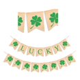 thumbnail image 4 of Festival irlandés Fiesta de vacaciones Mabula Bandera Fiesta Cumpleaños Decoración C Afortunado Sencillez, 4 of 4