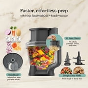 Ninja CrushBOSS 3-in-1 Blender, Tumbler, Food Processor Combo, SmartMenu, XL 72-oz Pitcher, Ninja BlendBOSS Tumbler, Ninja TotalPrepBOSS Food Processor with XL Chute, 1850 PW, LB401BL Midnight Blue