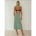 thumbnail image 6 of High Waist Bodycon Drapped Maxi Skirt, 6 of 7