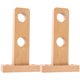thumbnail image 1 of FELTECHELECTR 2 soportes de madera para barra de cortina de pared, soporte para toallero, 1 of 6