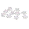 thumbnail image 4 of 10 cuentas acrílicas transparentes con aspecto de dibujos animados, superficies más lisas, cuentas acrílicas transparentes para pulsera DIY, joyería, pentagrama, 4 of 12