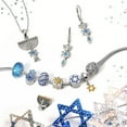 thumbnail image 4 of CHOK Bling Jewelry Crystal Blue Evil Eye Protection Dangle Charm Bead .925 Sterling Silver, 4 of 4