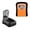 Orange, variant on 4 Digit Password Code Lock Secret Key Safe Box Wall Mounted Anti Theft Key Case ,House, Apartment, Office Key Storage