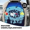 thumbnail image 3 of Uemuo Halloween Trick Or Treat Printed Car Back Seat Protector,2 Pcs Backseat Car Organizer, Kick Mats Back Seat Protector , Back Seat Organizer for Kids, 3 of 8