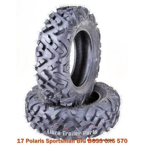 (2) 26x8-14 ATV front Tire Set for 17 Polaris Sportsman BIG BOSS 6X6 570