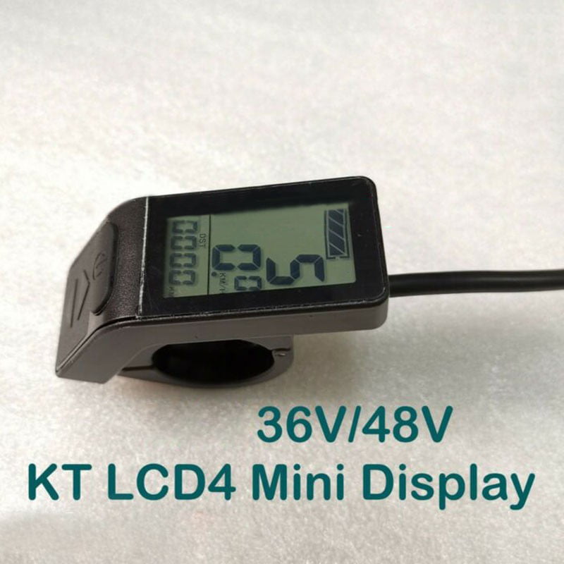 24 V/36V/48V KT-LCD4 Mini Display Panel Meter For Electric Scooter Bicycle Bike