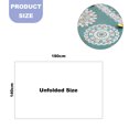 thumbnail image 2 of Nappe Rectangulaire Imperméable, Nappe en Vinyle Résistante à l'Huile et aux Taches, Nappe en Plastique Lavable, 2 of 5