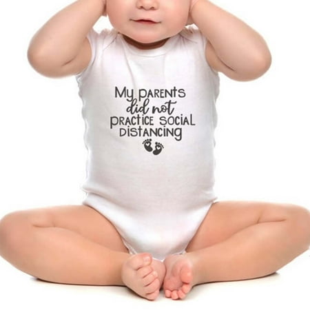 

Penkiiy Toddler Baby Girls Boys Short Sleeve Letter Print T-Shirt Jumpsuit Romper Newborn Baby Essentials for 6-9 Months Kids White on Clearance