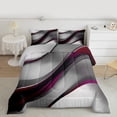 thumbnail image 2 of Feelyou Chic Abstract Striped Bedding Comforter Set, Fashion Geometry Twin Comforter Sets, Teen Kid Child Adult Reversible Bedding Set, Microfiber Bedroom Decor, 2 Pieces, 2 of 8