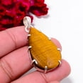 thumbnail image 4 of Yellow Tiger Eye - South Africa Gemstone 925 Sterling Silver Pendant 1.83 P9931, Christmas Gift, 4 of 4