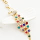 thumbnail image 3 of Pulsera de bisutería con pedrería de colores Pulsera brillante de moda Pulseras, 3 of 6