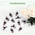 thumbnail image 7 of Unique Bargains 12 Pcs Mini Hair Claw Clip Small Rhinestone Hair Clips Metal Little Hair Clips for Women and Girl Pink, 7 of 7