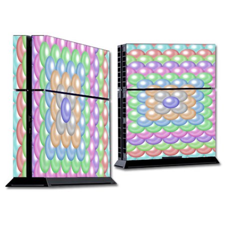 Skin Decal For Ps4 Playstation 4 Console / Pastel Bubbles Design