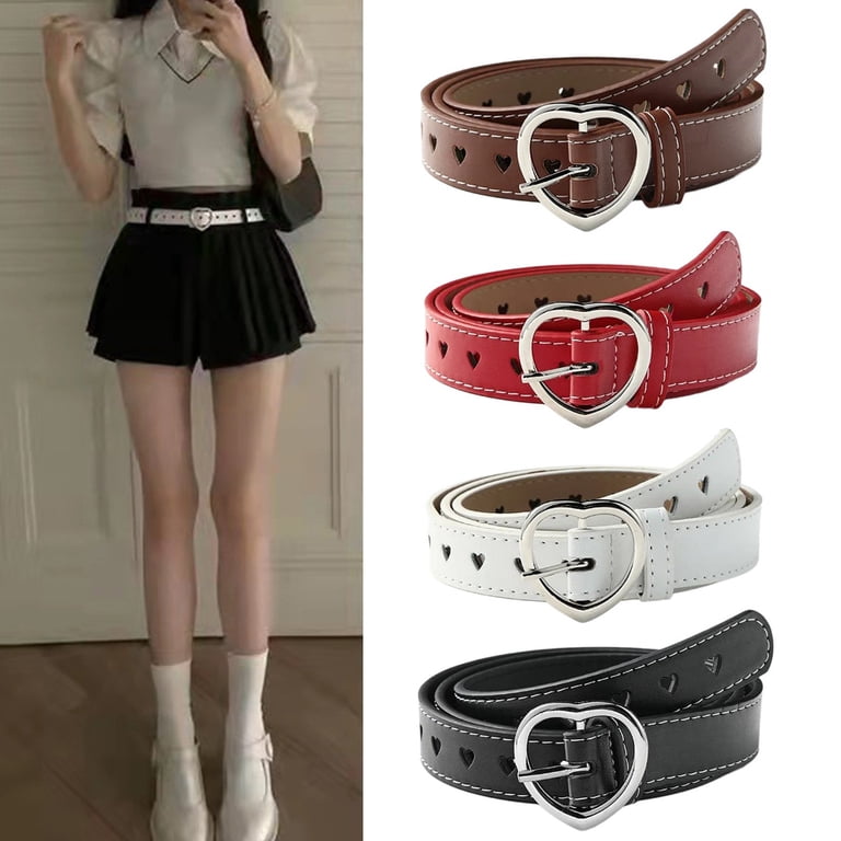 lanema Fashion Heart Buckle Belt for Women Cool Subcultures  display picture 2