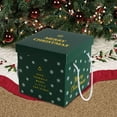 thumbnail image 5 of Rkxzt 2PCS Christmas Gift Boxes with Lids for Presents, 8x8x8 Inches Snow Design Collapsible Gift Box for Christmas, Party, Holidays, 5 of 6
