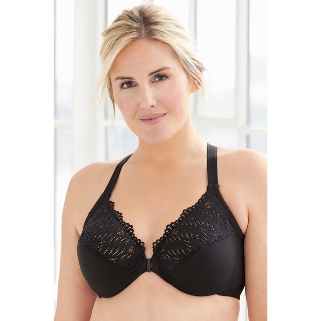 Glamorise Soutien-Gorge Wonderwire à Agrafage devant à Dos en T 1246