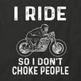 thumbnail image 2 of I Ride So T-Shirt | Cool Motorcycle Black Tee Gift, 2 of 5