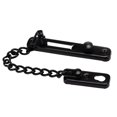 thumbnail image 1 of LOVEVER Chain Door Lock Stainless Steel Security Door Chain Guard Latch Lock for Home Hotel (Black), 1 of 7