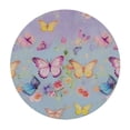 thumbnail image 2 of WYYP  Tablecloths - Butterfly Birthday Decorations Tablecloth Colorful Table Covers with Butterfly Design for Spring Party Decorations, White, 2 of 7