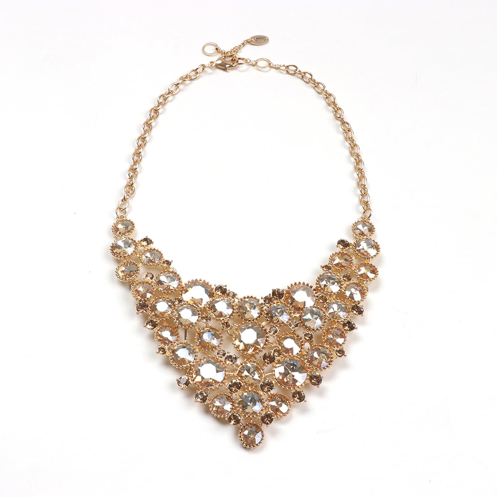 Amrita Singh Jewelry - Agatha Bib Necklace - Walmart.com - Walmart.com