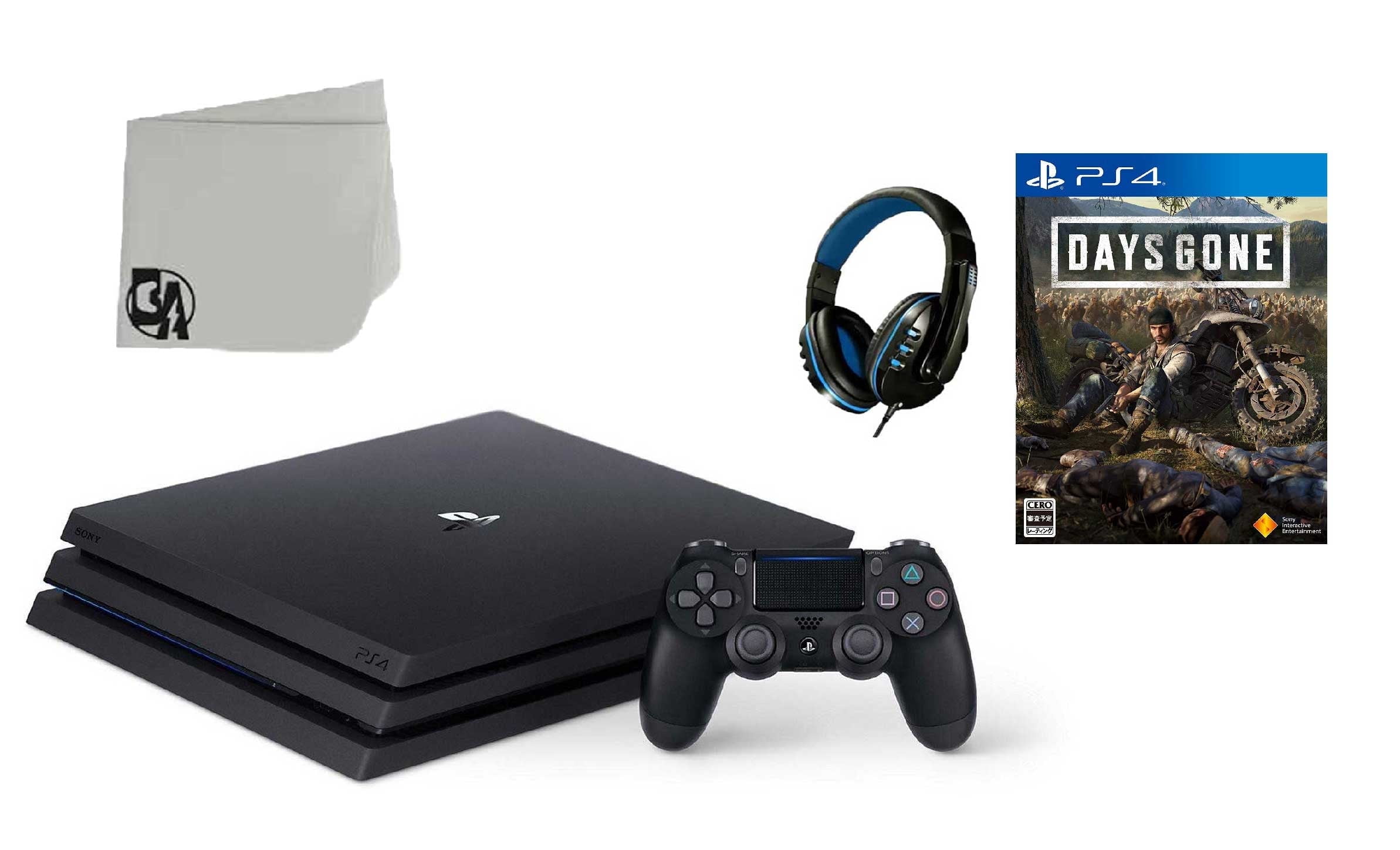 Sony PlayStation 4 Slim 1TB Black Console with 2 Controllers