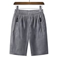 thumbnail image 2 of zuwimk Mens Shorts,Men's Shorts Casual Classic Fit Drawstring Summer Beach Shorts Gray,3XL, 2 of 4
