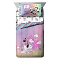 thumbnail image 2 of Minnie Mouse Rainbow Unicorn Dreams Kids Bedding Set w/ Reversible Comforter, 2 of 4