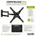 thumbnail image 3 of Soporte de TV Gecko 26-60 Pulgadas | Brazo Articulado, Fácil Instalación y Diseño Moderno, 3 of 6
