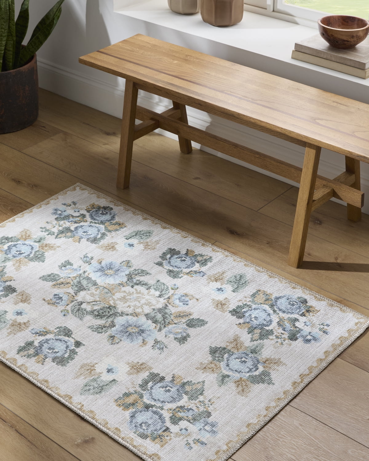 My Texas House Back to Campus Sage 2 ft 7 in x 4 ft Area Rug