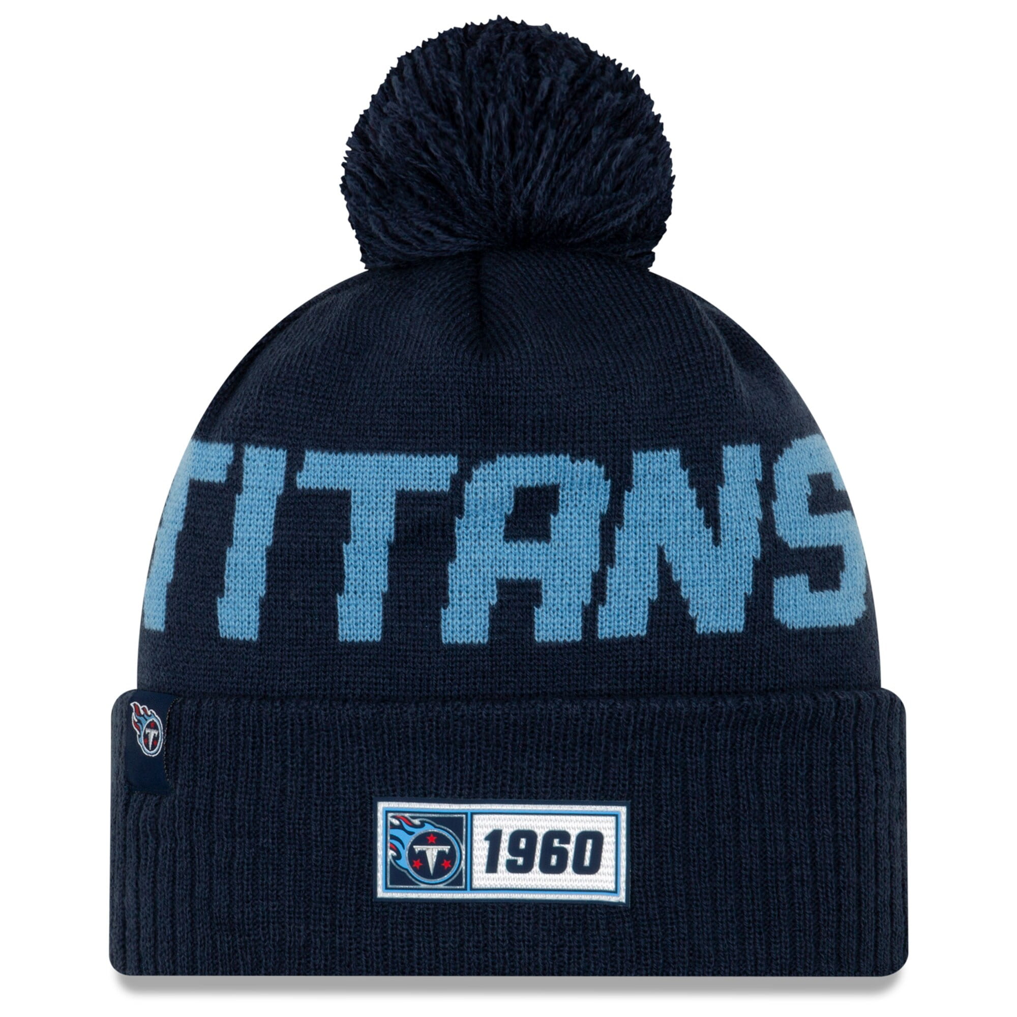New Era Tennessee Titans 2019 Official Road Sideline 39THIRTY Stretch Fit Cap 
