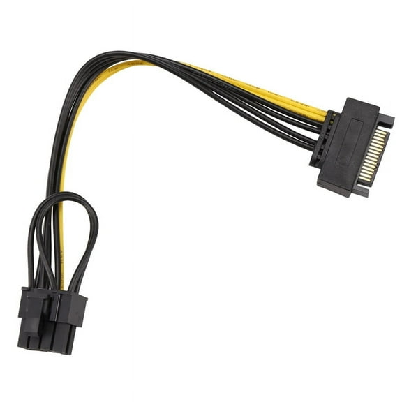 15Pin Male to 8Pin(6 2) PCI-E Power Supply Cable Cable 15-Pin to 8 Pin C G3687