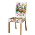 thumbnail image 7 of Linnome Easter Chair Back Cover Dining Seat Slipcover Festive Table Cloth Home Kitchen Decor, 7 of 7