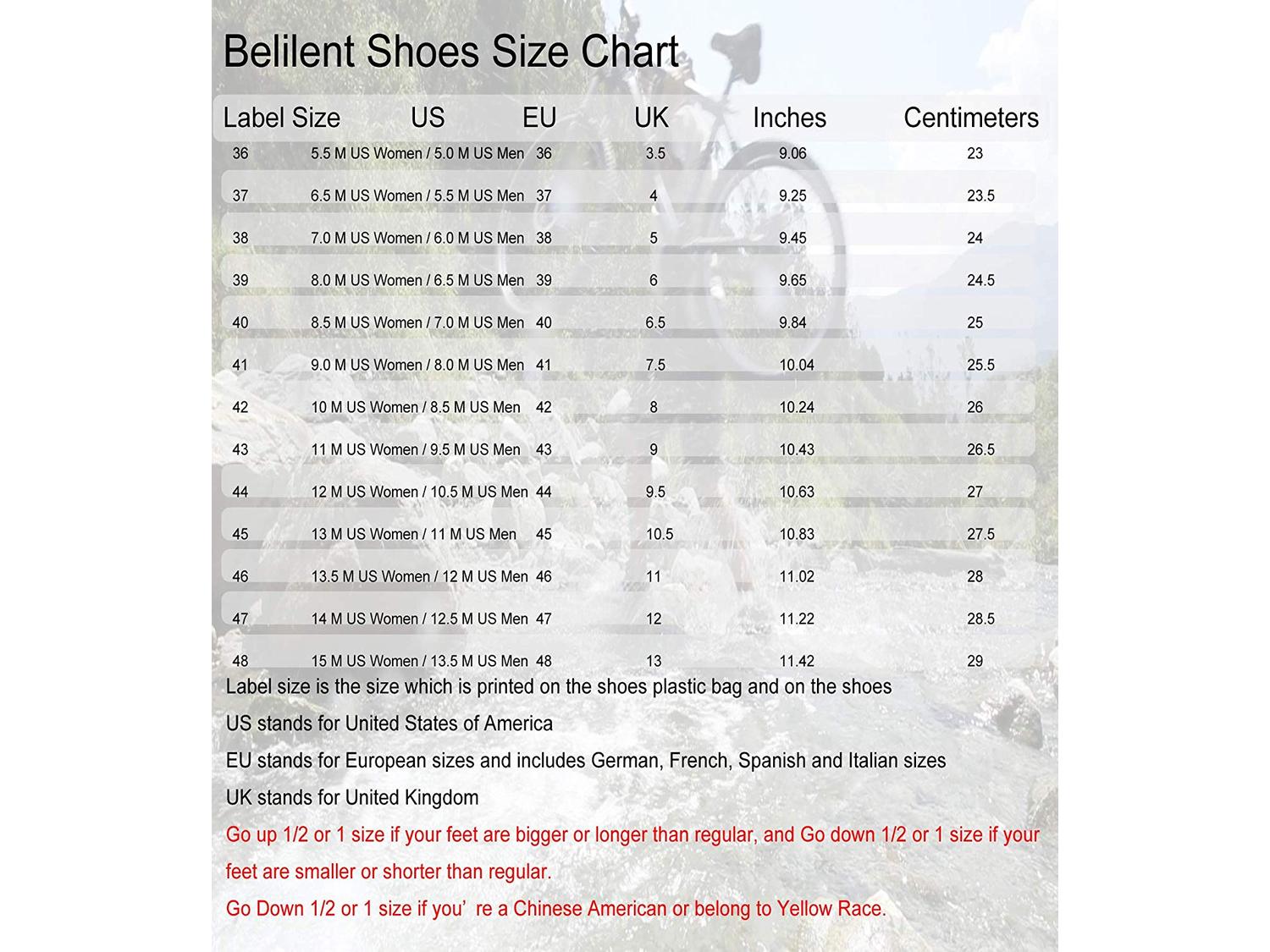 belilent water shoes