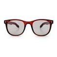 thumbnail image 3 of Gentlemanly Retro Horn Rim Hipster Fashion Plastic Sunglasses [Red - Grey], 3 of 7