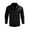 Black, variant on WTOBBY Men's Summer jean Shirt Lapel Collar Long Sleeve Solid Color Casual Fashion Button Front Lightweight Breathable Daily Office Wear Top,Black L