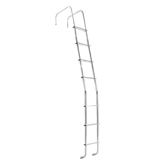 Quick Products QP-ERLS Universal Exterior RV Ladder - Silver