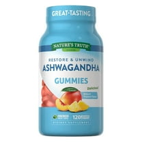 Ashwagandha Gummies | 120 Count | Tropical Flavor | Non- GMO and Gluten Free | by Nature's Truth