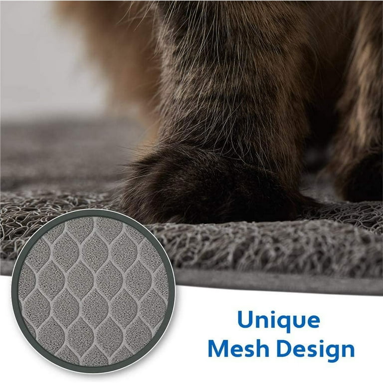 MIGHTY MONKEY Premium Cat Litter Trapping Mat, Best Tracking