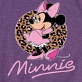 thumbnail image 3 of Mickey & Friends - Minnie Leopard Print - Toddler And Youth Girls Short Sleeve Graphic T-Shirt, 3 of 5
