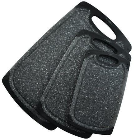 

Frcolor 3PCS Anti-skid Plastic Cutting Board Mats Larger Thicker Cutting Boards