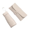 thumbnail image 4 of Paraguas plegable con estuche, paraguas portátil, paraguas de viaje resistente a la intemperie , beige, 4 of 9