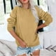 thumbnail image 5 of Sudadera,Blusa holgada de manga larga para mujer, de poliéster, informal, con bolsillos, para uso diario y en casa, sopatenor, 5 of 7