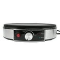 thumbnail image 1 of Electric Crepe Maker and Griddle Cooktop, 11.8 Inch Hot Plate Cooktop with LED Indicator Lights Adjustable Temperature Control Anti Stick Crepe Pan with Batter Spreader Spatula, 1 of 7